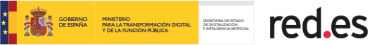 Logo Ministerio y Red.es